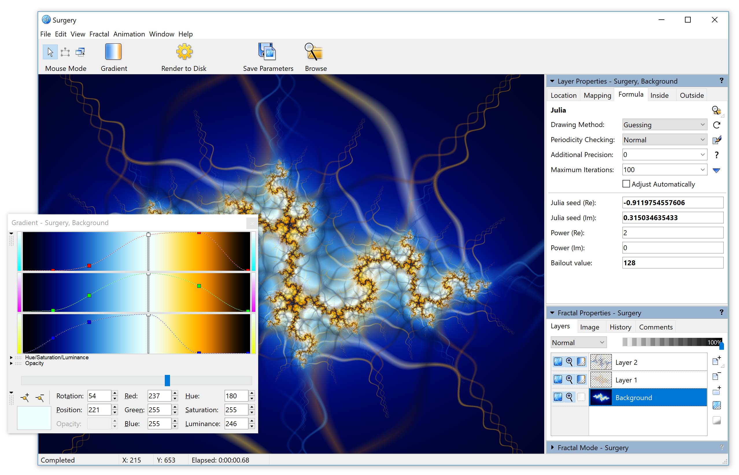 Ultra Fractal Animation Edition screenshot